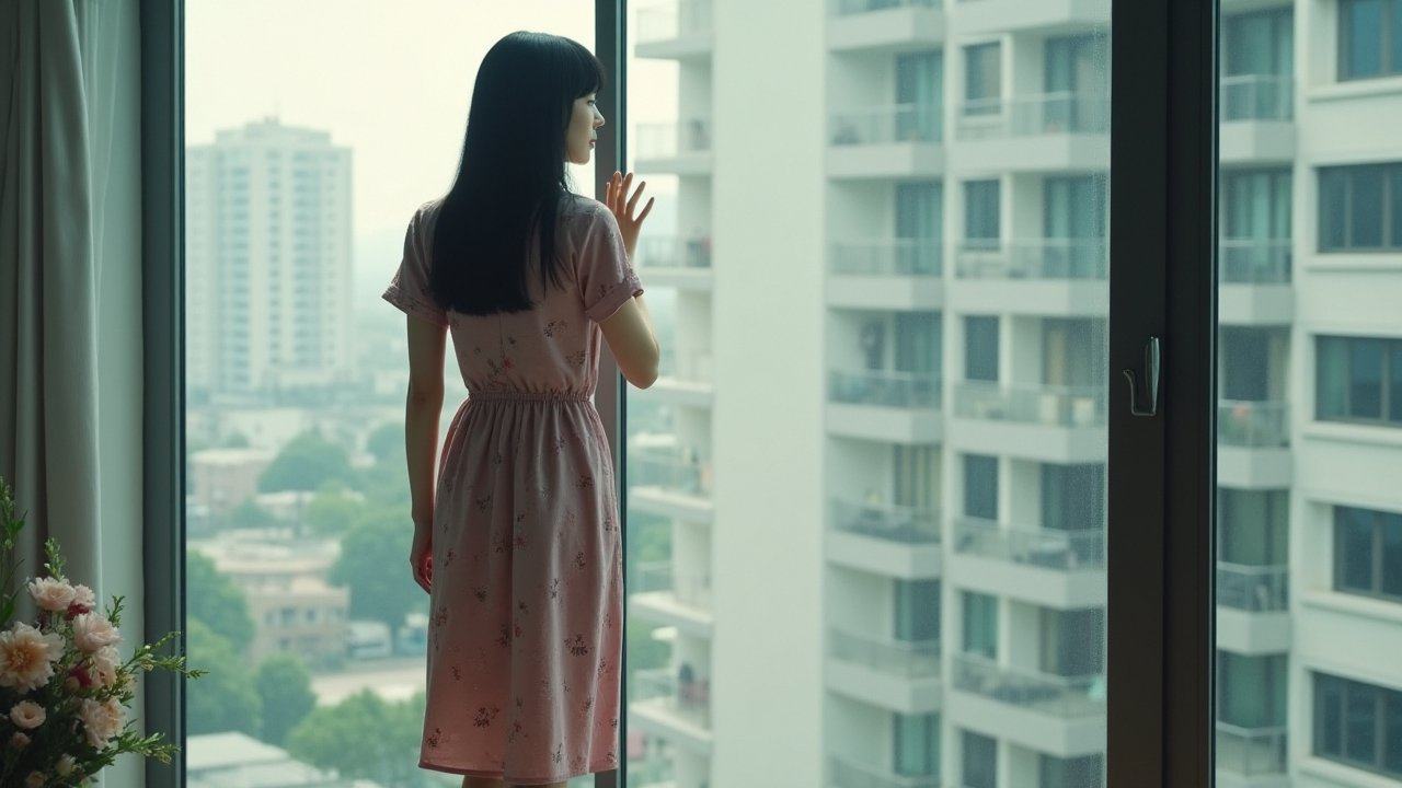 情謎圍住我 你此際又回眸——徘徊不定，心緒被TA的回望牽動。