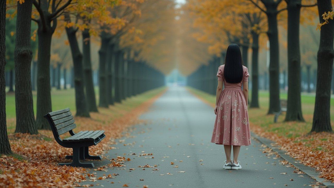 未回頭因已經心傷透——轉身離去，只留下無法彌補的痛。