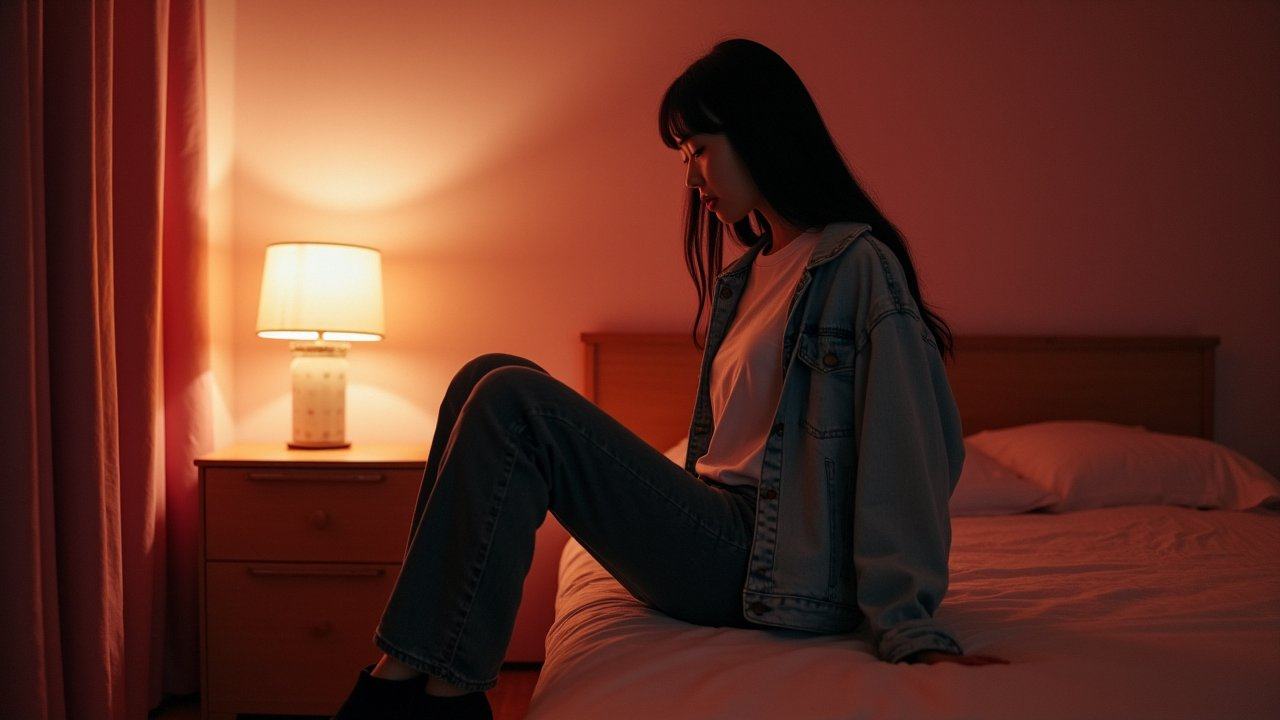 你又何必來敲打我不安的心門——好不容易平靜，卻又被擾亂。