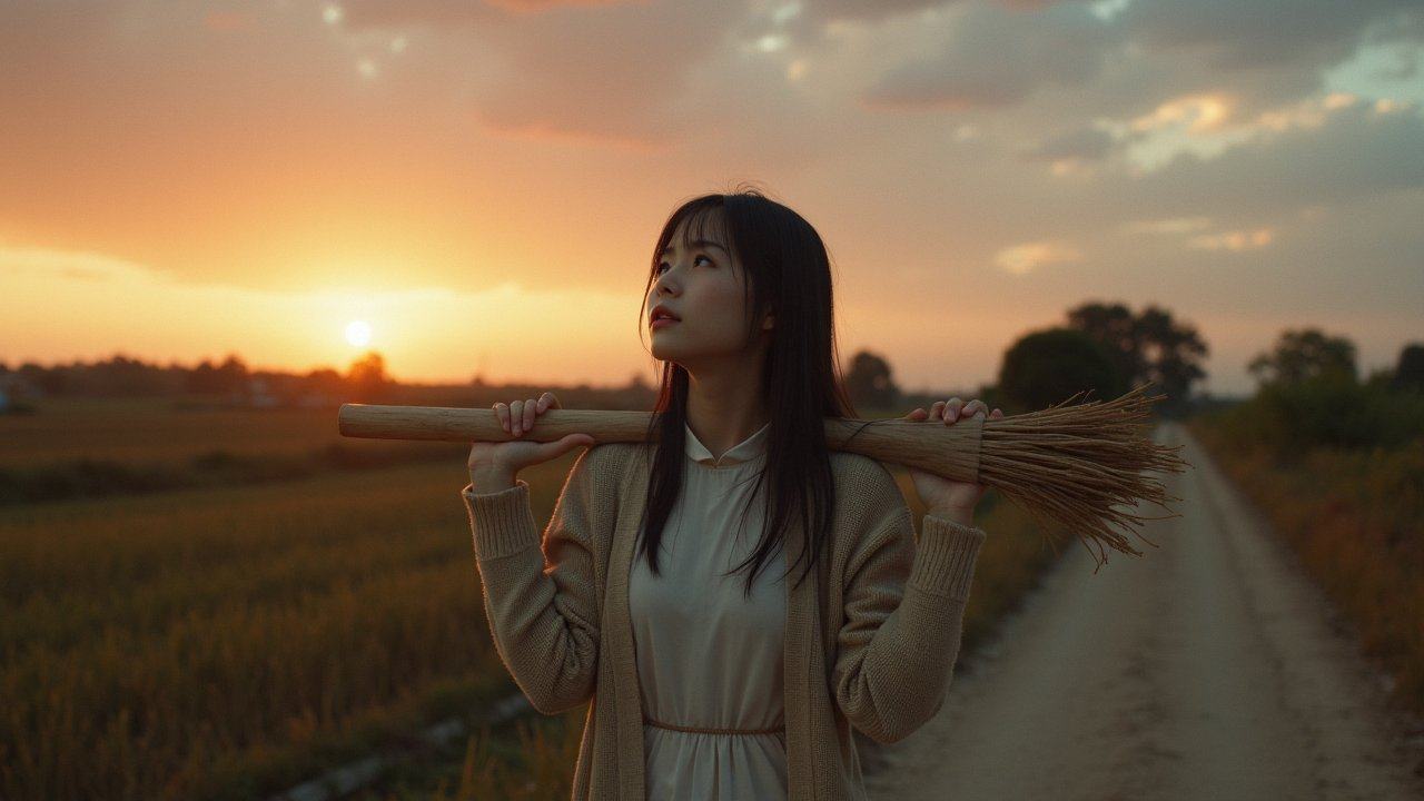 牧童的歌声在荡样——耳畔回响着自然的乐章，烦恼也渐远。